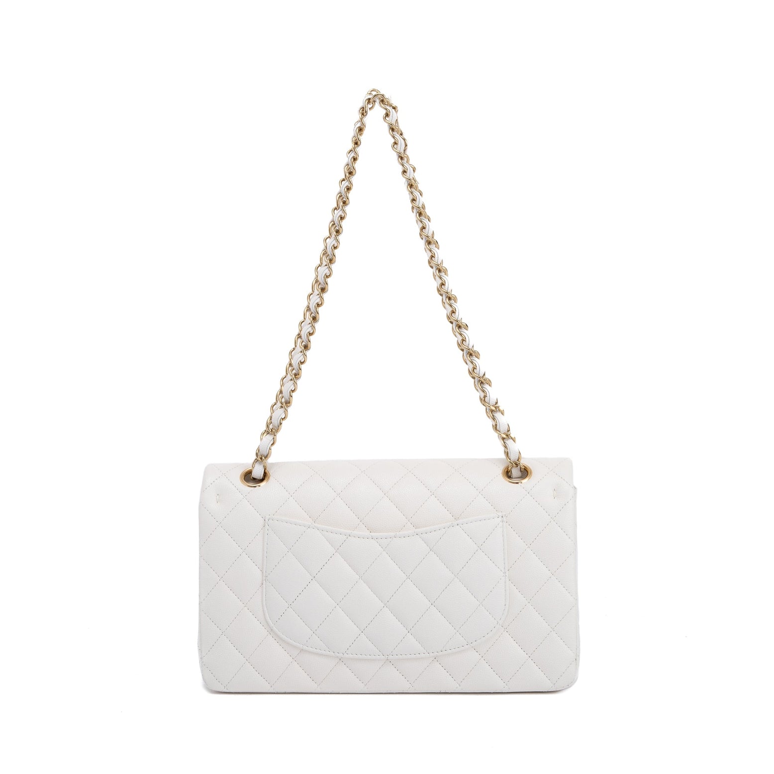 Túi Chanel Classic White Caviar Medium Double Flap Bag  Nice Bag